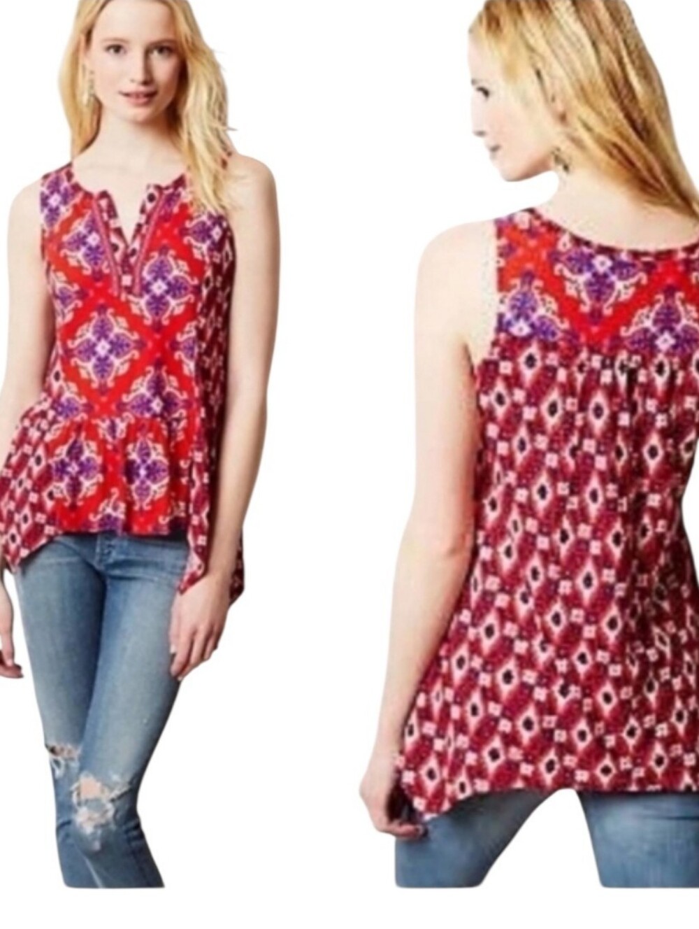 Women's Akemi + Kin Anthropologie Sleeveless Top Sz XS